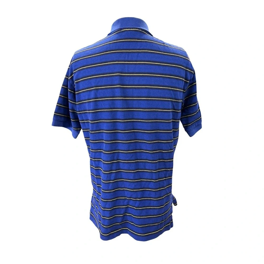 Polo Ralph Lauren Mens Polo Shirt Size Large Blue Striped